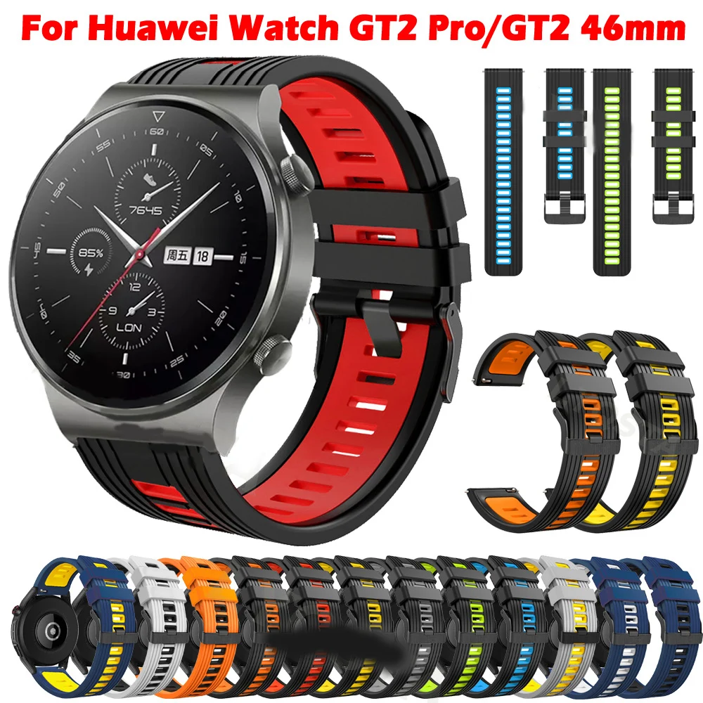 Easyfit Sport Silicone Straps For HUAWEI WATCH GT Runner/GT 3 46MM/GT2 Pro Smartwatch Wrist Watchband Bracelet Official Design