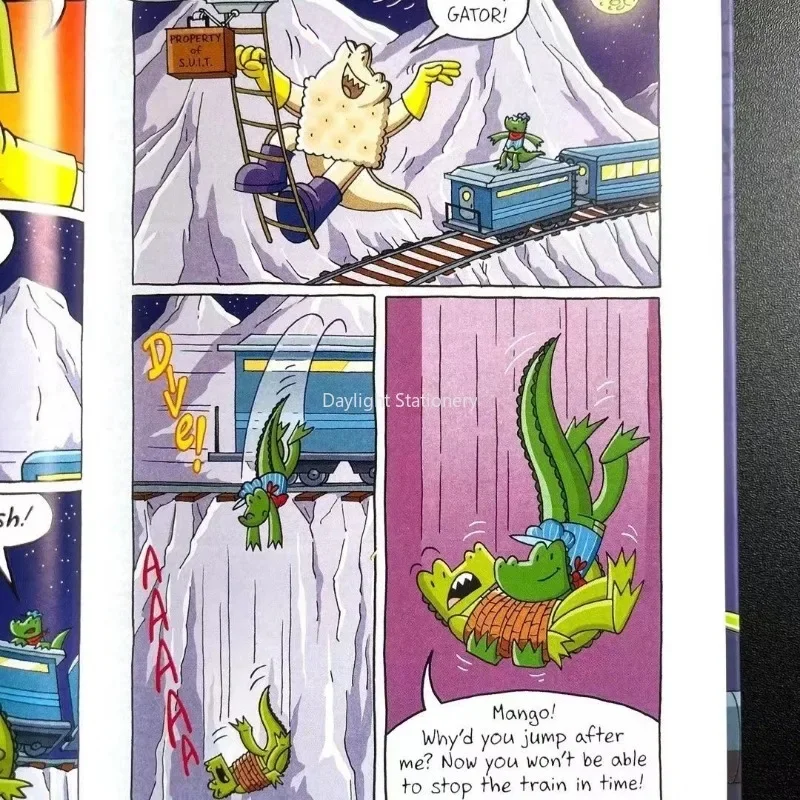 1-7 Books Investi Gators Hardcover Picture Book Full-color Comic Storybook Bridge Chapter Reading Puzzle Detective