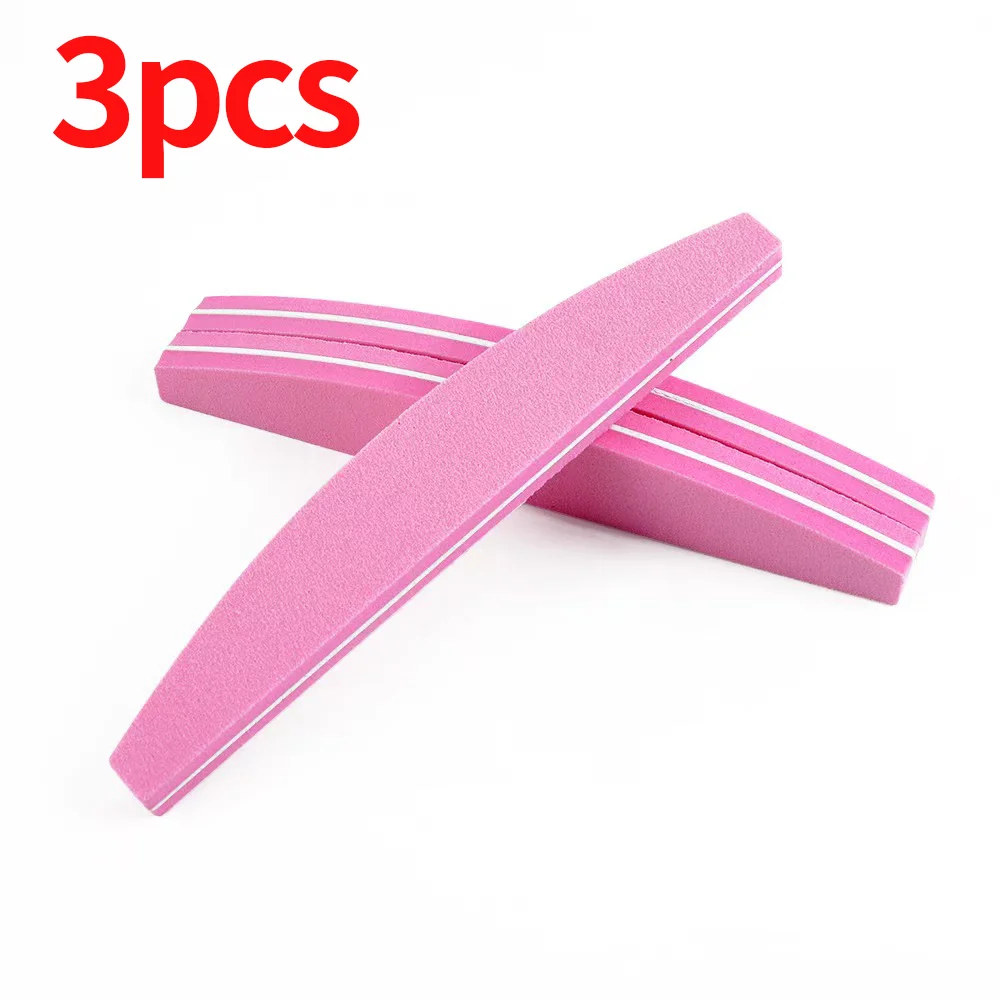 Double-Sided Nail Files with Colorful Sponge Buffing Blocks for Nail Polish Polishing and Buffing Pedicure Manicure Tools