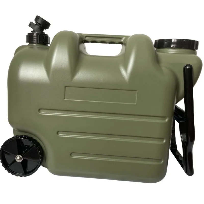 Eimer mit Rädern, Wasserhahn, Wasserkocher mit großem Fassungsvermögen, Autotank