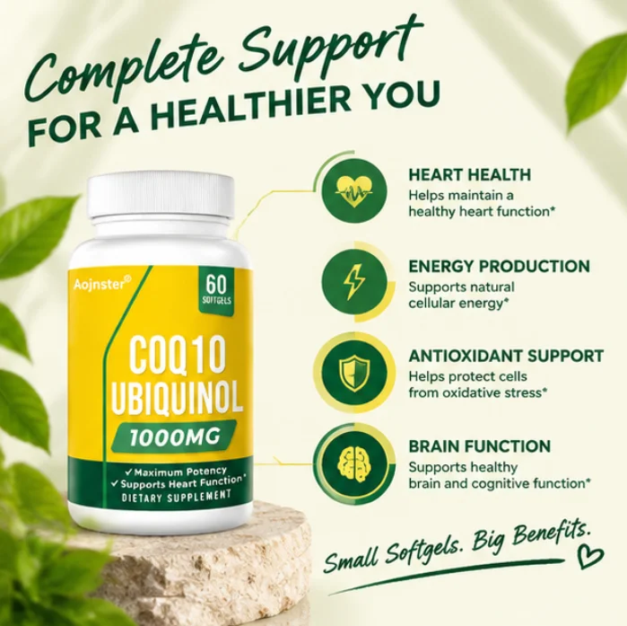 CoQ10 Ubiquinol 1000MG Softgel - Coq10 Ubiquinol Softgel ulasan dan harga