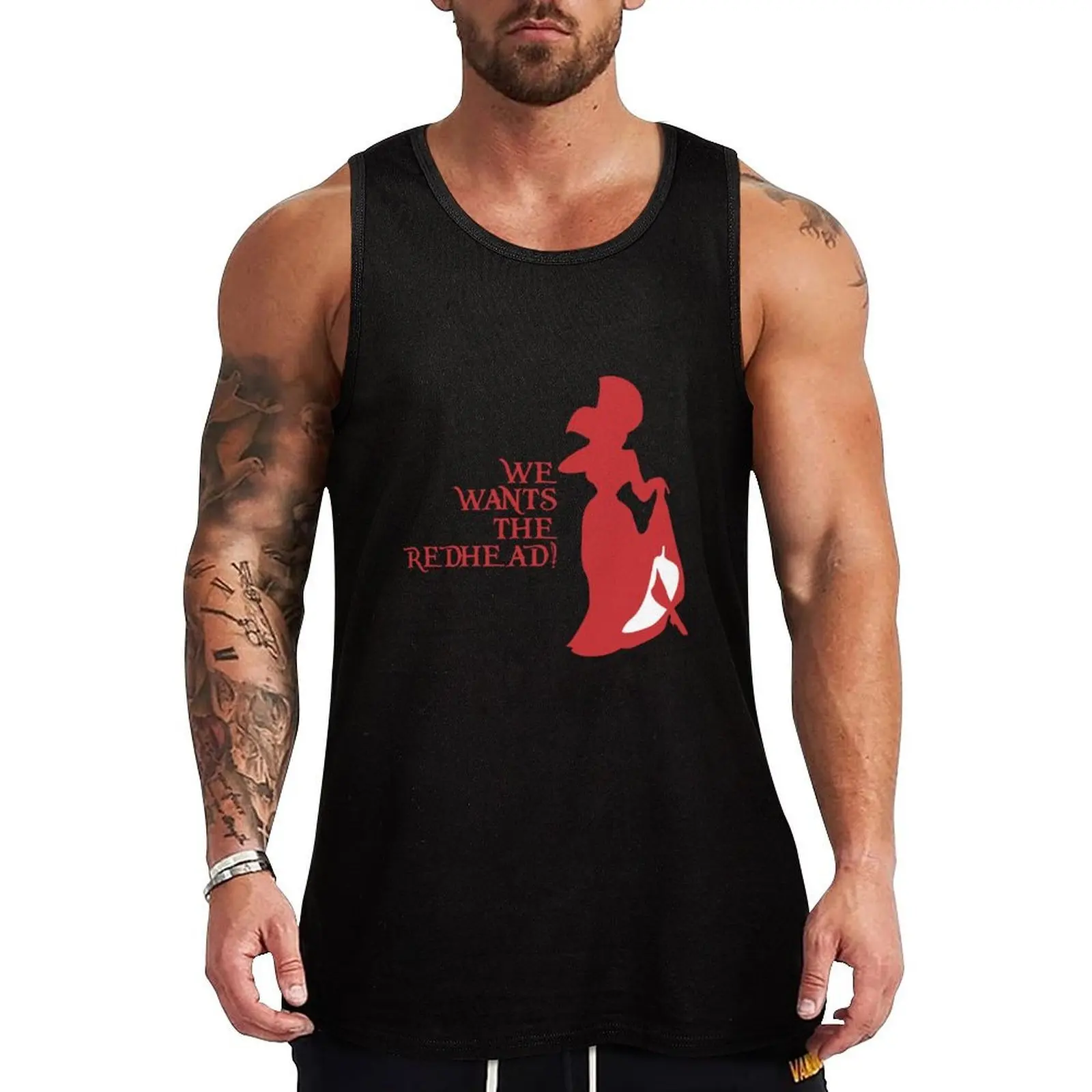 

We Wants the Redhead! Tank Top Comfort Basic Tank Top Cotton Sleeveless Daily Shirt