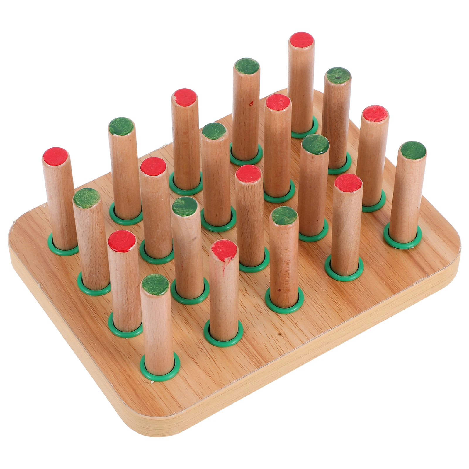 

Rehabilitation Training Board Hand Therapy Wood Pegboard Finger Dexterity Exercise Strengthener Coordination Trainer Portable