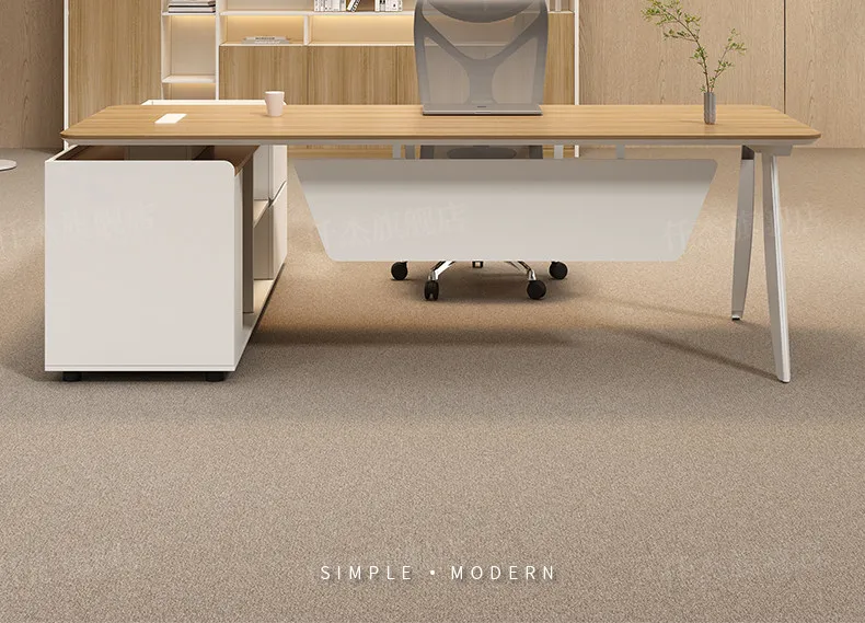 LMM simple fashion manager desk modern supervisor desk office small boss desk