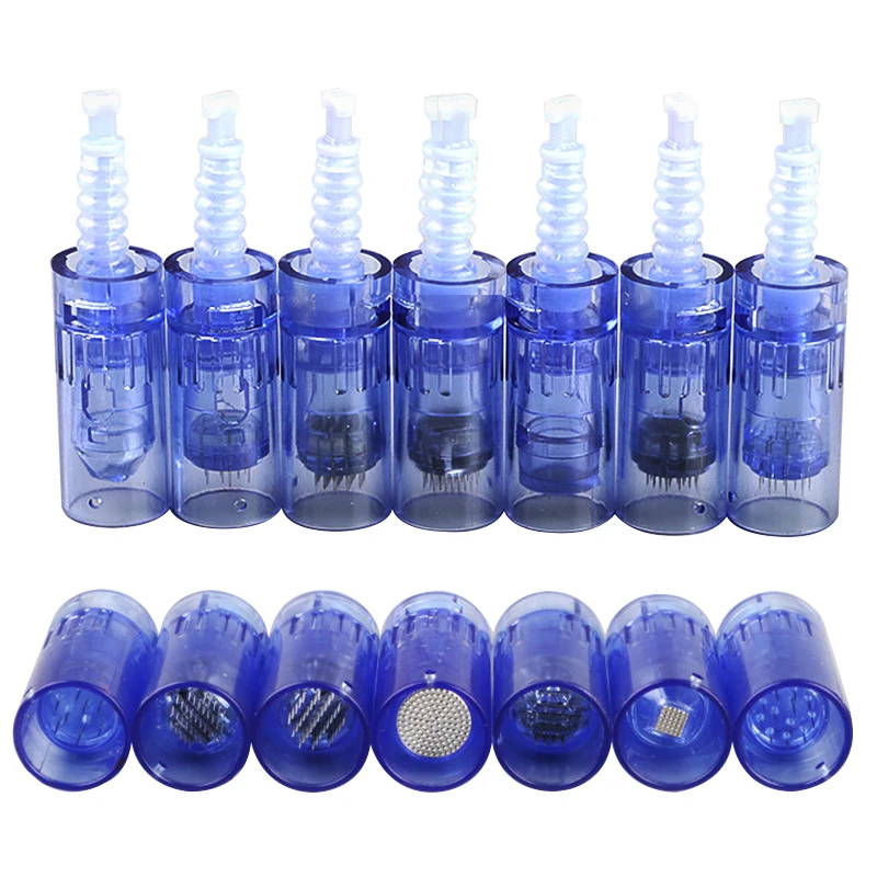 100-puntas-de-repuesto-azules-para-dermapen-de-bayoneta-cartuchos-de-microagujas-3d-nano-9-12-36-42-para-accesorios-de-cuidado-facial