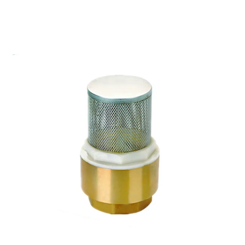 

5Pcs Perry manufacturer brass bottom valve, filter mesh water pump bottom valve, stainless steel mesh copper bottom valve