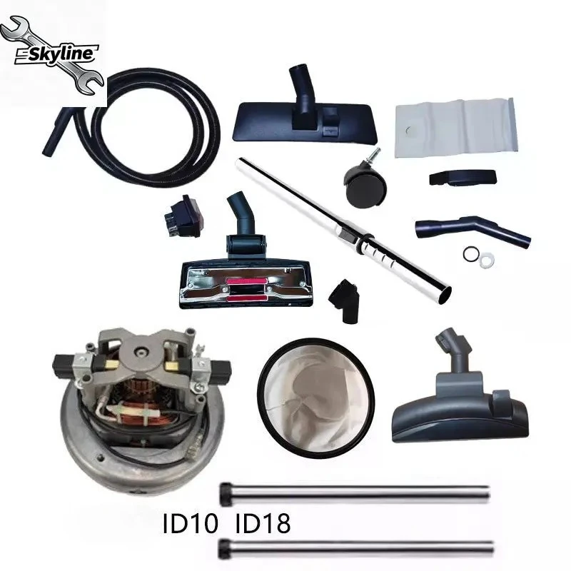 Replacement Metal Rod Floor Brush Suction Head Crevice Tool Hose Handle Motor for ID18 ID10 Vacuum Parts