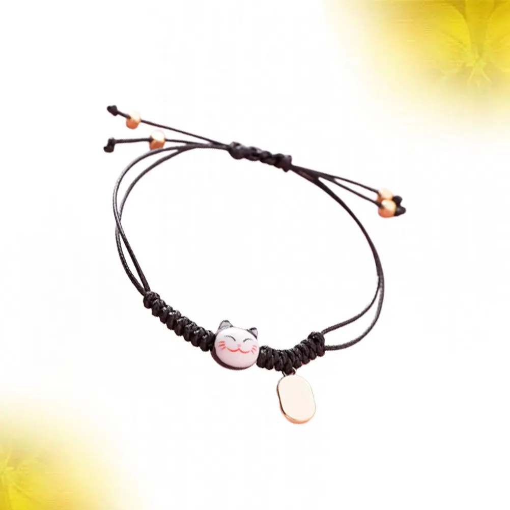 

Kitten Bracelet Daily Wear Hand-woven Bangle Fashion Women Simple Knitting Cute
