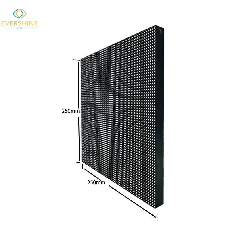 Outdoor LED Light RGB Full-Color Module P3.91 250x250mm 64x64Pixels SMD1921 Display Waterproof High Pixel Resolution