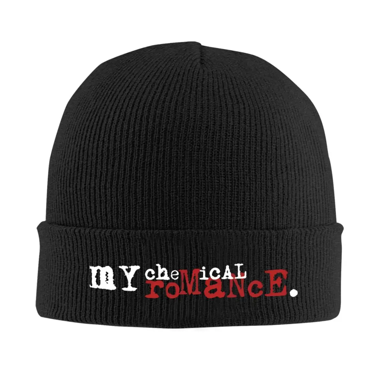 My Chemical Romance Beanie Hats, Rock Band Street Caps, Kpop Skullies Beanies, Winter Pattern, Warm Soft Beanie Hat, Female and Male