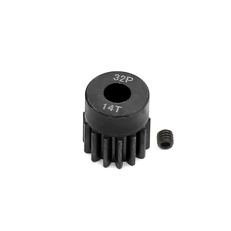 1PCS Metal Steel 5mm M0.8 32P Motor Gear Pinion 13T 14T 15T 16T 17T 18T 19T 20T 21T for 1/10 1/8 RC Car Parts SCX10 TRX-4 ARRMA