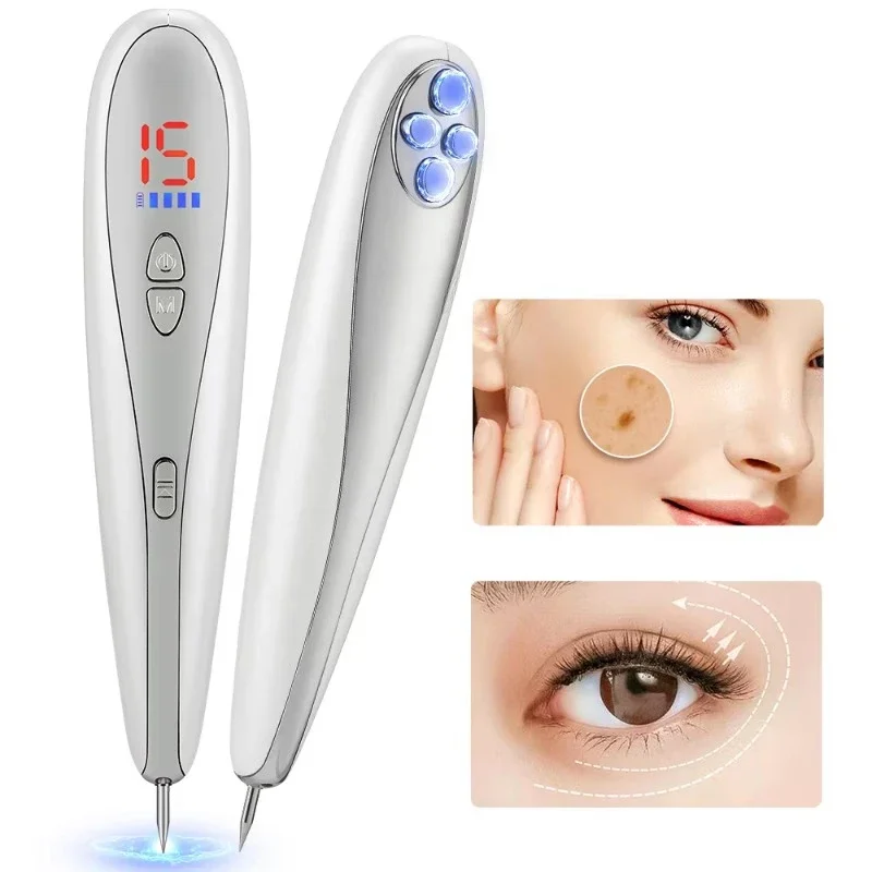 2-In-1 Anti-aging Beauty Instrument Ems Vibration Massage Freckles Fading Skin Tattoo Removal Microcharging Interface USB