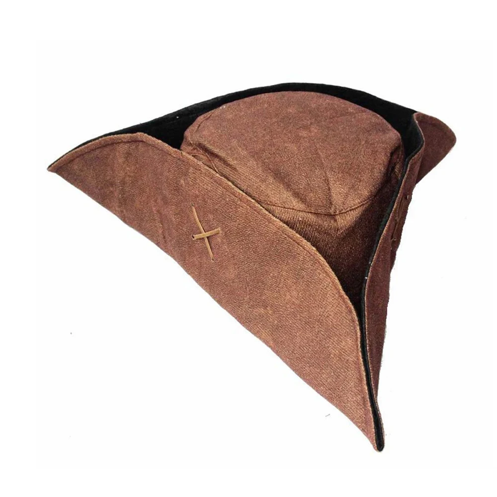 halloween costume for men adult pirate captain jack sparrow wigs hat pirates of the caribbean cosplay Accessories