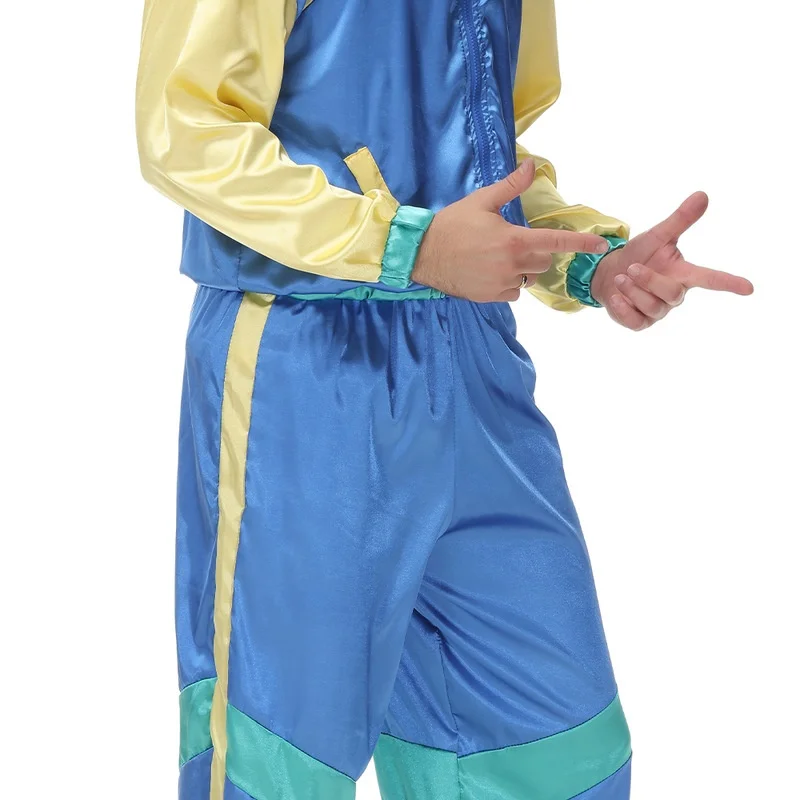 2025 New Retro 70s Hip Hop Ro Music Opera Costumes for Couples loween Men's Clothing Chinese Production Summer 