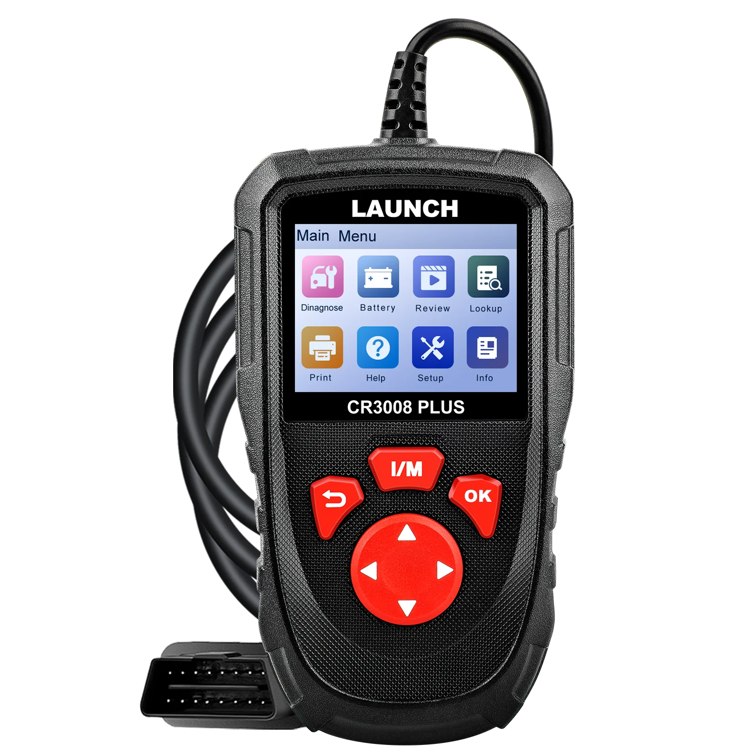    CR3008 PLUS OBD2 сканер автоматический диагностический инструмент универсальный полный считыватель кодов двигателя OBD2 Бесплатное обновление X431 Creader 3008