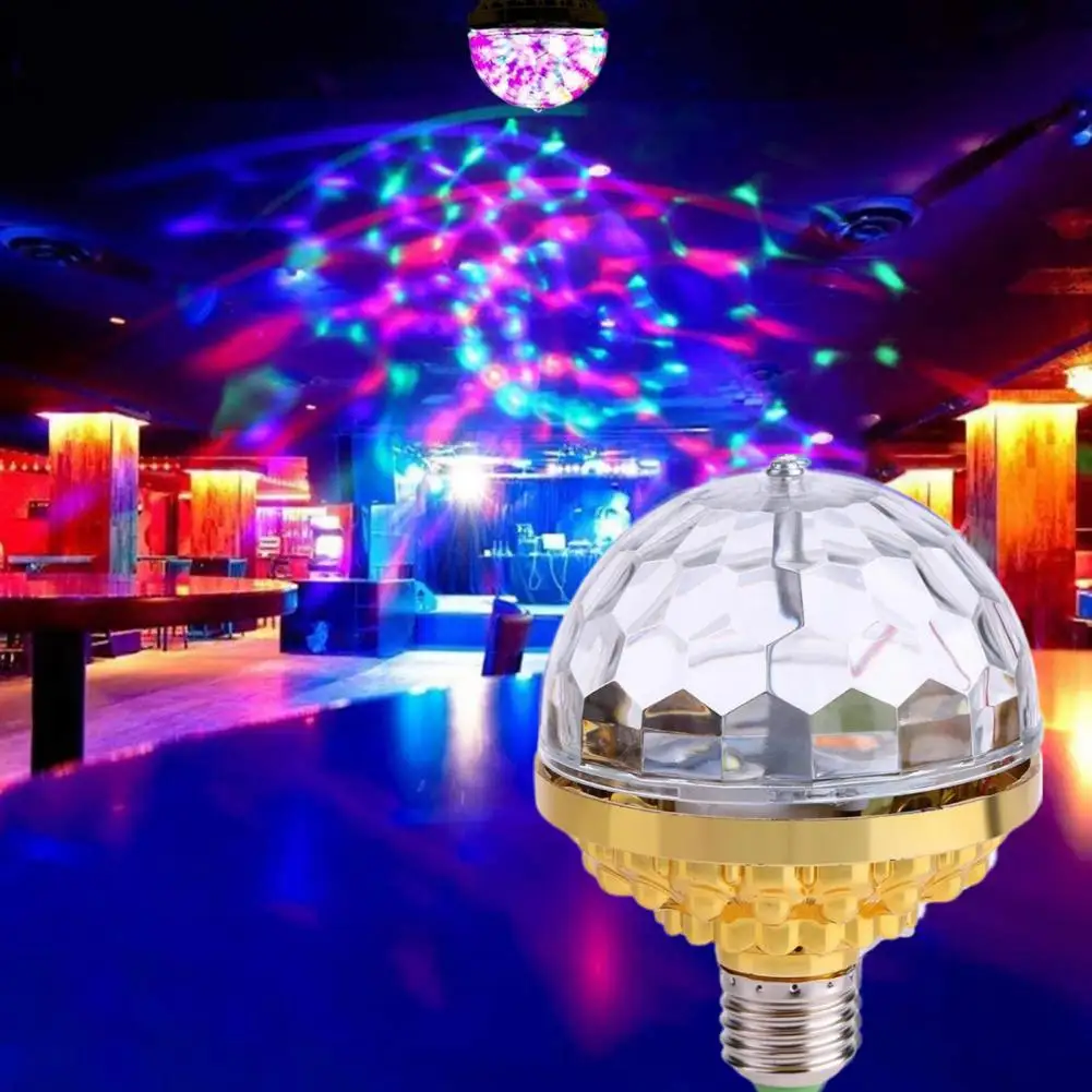 Lámpara LED giratoria de escenario, alto brillo, ignífugo, protección contra fugas, amplia aplicación, decorativa, ABS, colorida, St