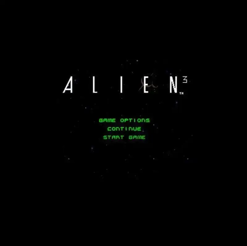 Alien 3 NTSC Version 16 Bit 46 Pin Big Grey Game Card für USA-Game-Spieler