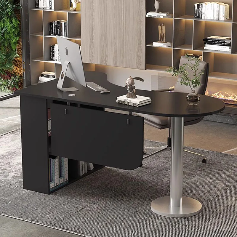 

Room Corner Office Desks Bookshelf Integrated Combination Student Study Home Computer Desk Conference 책상정리 Office Furniture AA