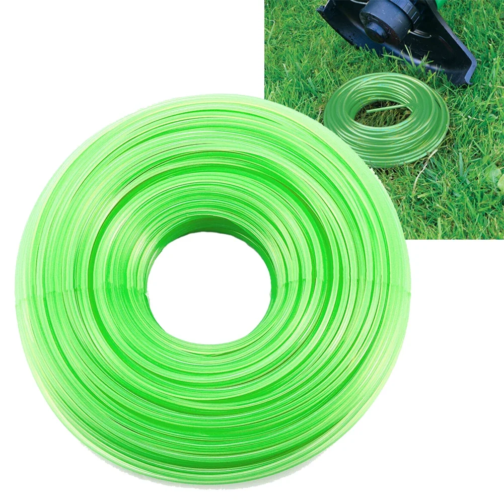 Rope Strimmer Line Lawn Mower Mowing Wire Outdoor Replacement String 2.4mmx15m Accessories For Petrol Brand New