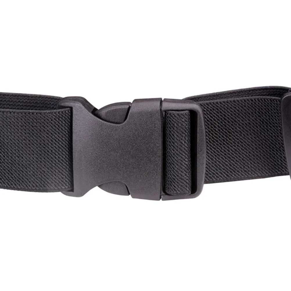 حقيبة خصر محمولة للسفر، جيب بسحاب آمن، تناسب مفاتيح الهاتف، نظارات شمسية للجري والمشي لمسافات طويلة وحقيبة الخصر السوداء