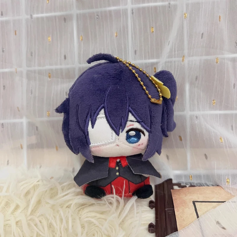 

Anime Take on Me Love, Chunibyo Takanashi Rikka Anime Peripheral Plush Pendant Doll Gift 10CM Cute Handmade Original Girl Gift