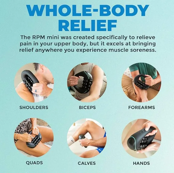 Home Fitness Deep Tissue Muscle Vibration Relaxation Full Body Soothing Electric Roller Massager Music Edition