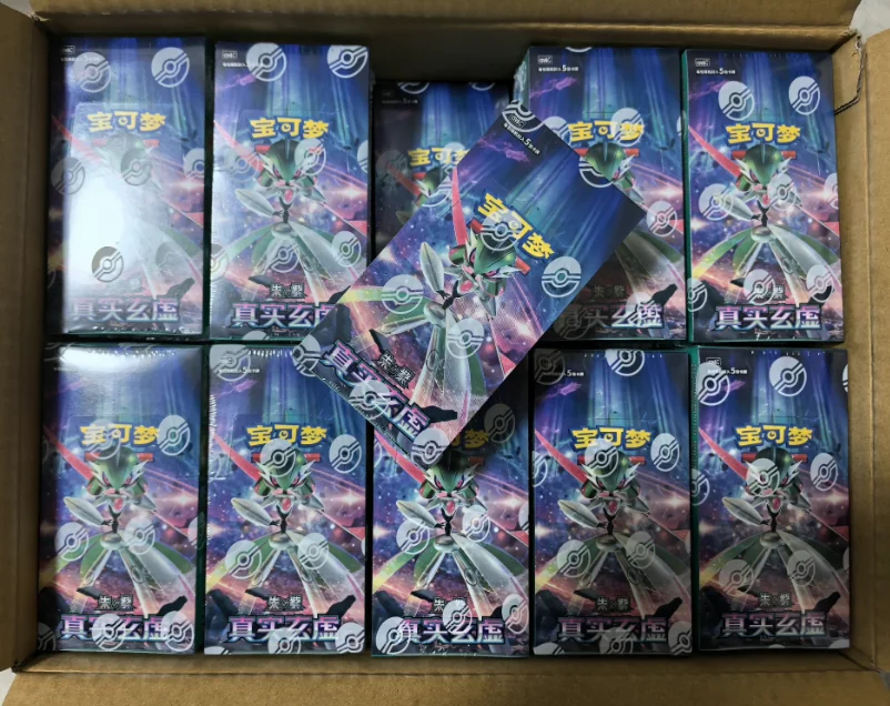 New Scarlet & Violet 12.0 13.0 14.0 15.0 Csv6c Trading Card Game Ptcg Booster Box Simplified Chinese Version Collection Toys