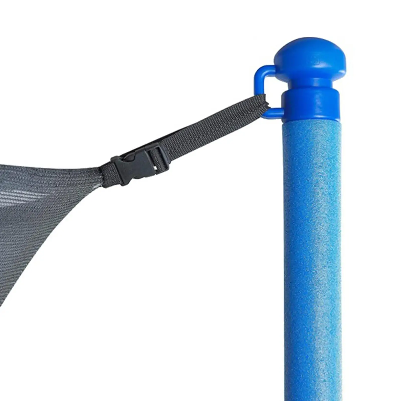 

Trampoline Enclosure Pole Caps with Screw Thumb Blue PP Safe Cover for Backyard Trampoline Net System