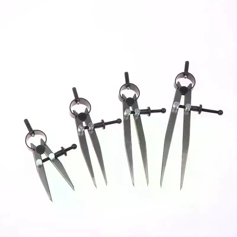 Adjustable Compasses Gauges Leathercraft Line Marking Gauge Wing Divider Rotating Scratch Gauge Handcraft Leather Tool 1 Piece