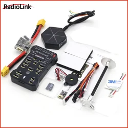 Radiolink Pixhawk PIX APM Flight Controller With M8N SE100 GPS Buzzer 4G SD Card Telemetry Module For RC FPV Drone Quadrocopter