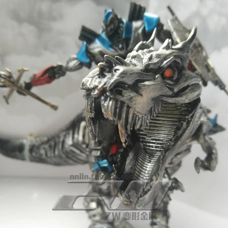 2020 new Cool Steel T-Rex statue, Autobot riding  Dinosaur Anime image model birthday gift