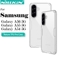 Nillkin Samsung Galaxy A56 A55 A54 5G Case Hardness PC+TPU Hybrid 360° Protection Airbags Anti-Scratch Transparent Phone Cover