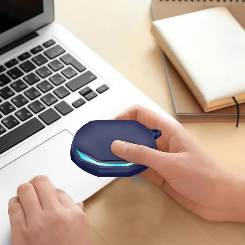 เคสดูดซับแรงกระแทกสำหรับหูฟัง Lenovo GM2 Pro, กล่องใส่หูฟังไร้สายกันตกเคสใส่ของแบบพกพา