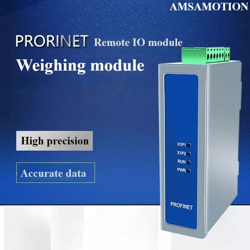 Profinet Remote IO Weighing Module RJ45 Port Automatically Generates GSD Files Compatible with Siemens S7-200Smart/300/1200/1500