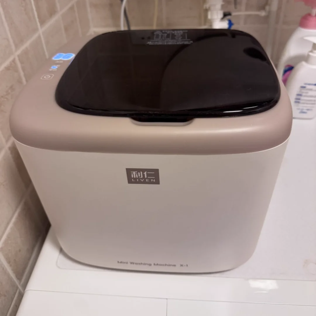 Underwear Panties Washing Machine for Baby Children Wash and Dry All-in-one Fully Automatic Top Loading Small Mini Washer Pro