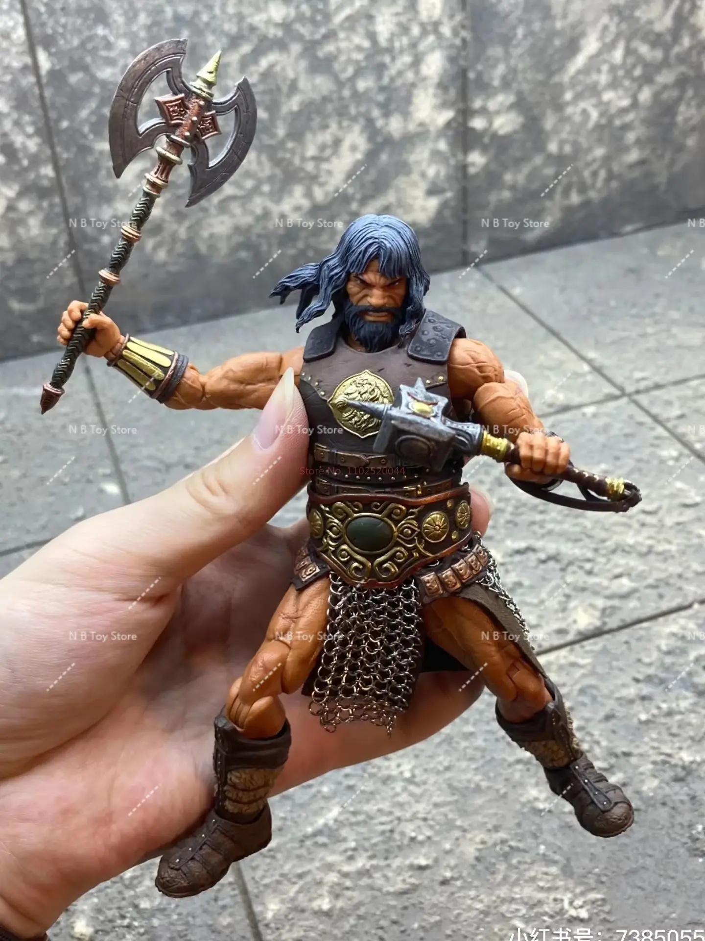 Mezco King Conan, Toyz Conan, Collection of Statues, Desktop Decor Models, Toys, Original Action Figures for Surprise Gifts