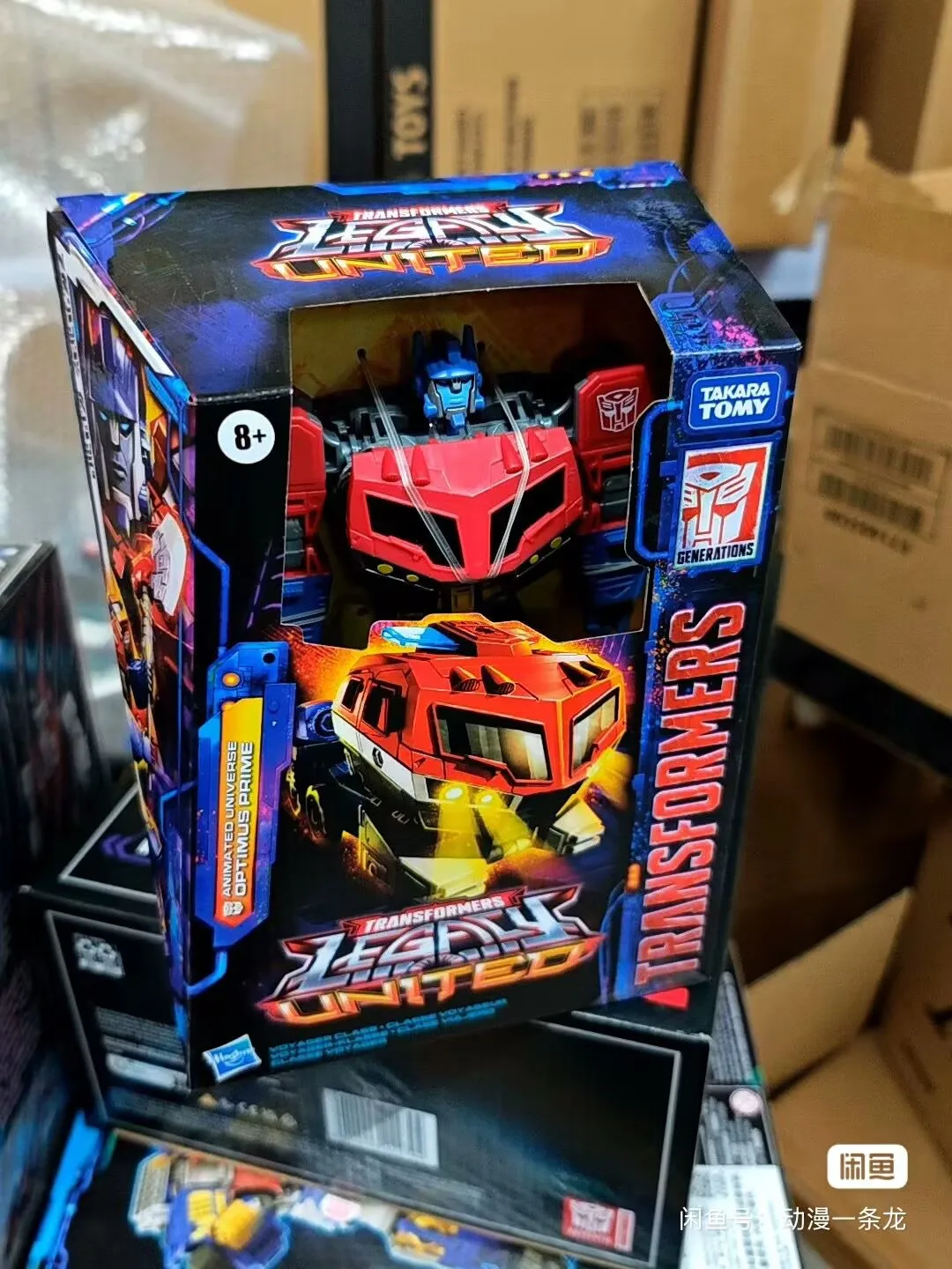 

Takara Tomy Hasbro Transformers Legacy Evolution RiD Robots in Disguise Deluxe Optimus Prime Action Figure Collection Hobby Toys