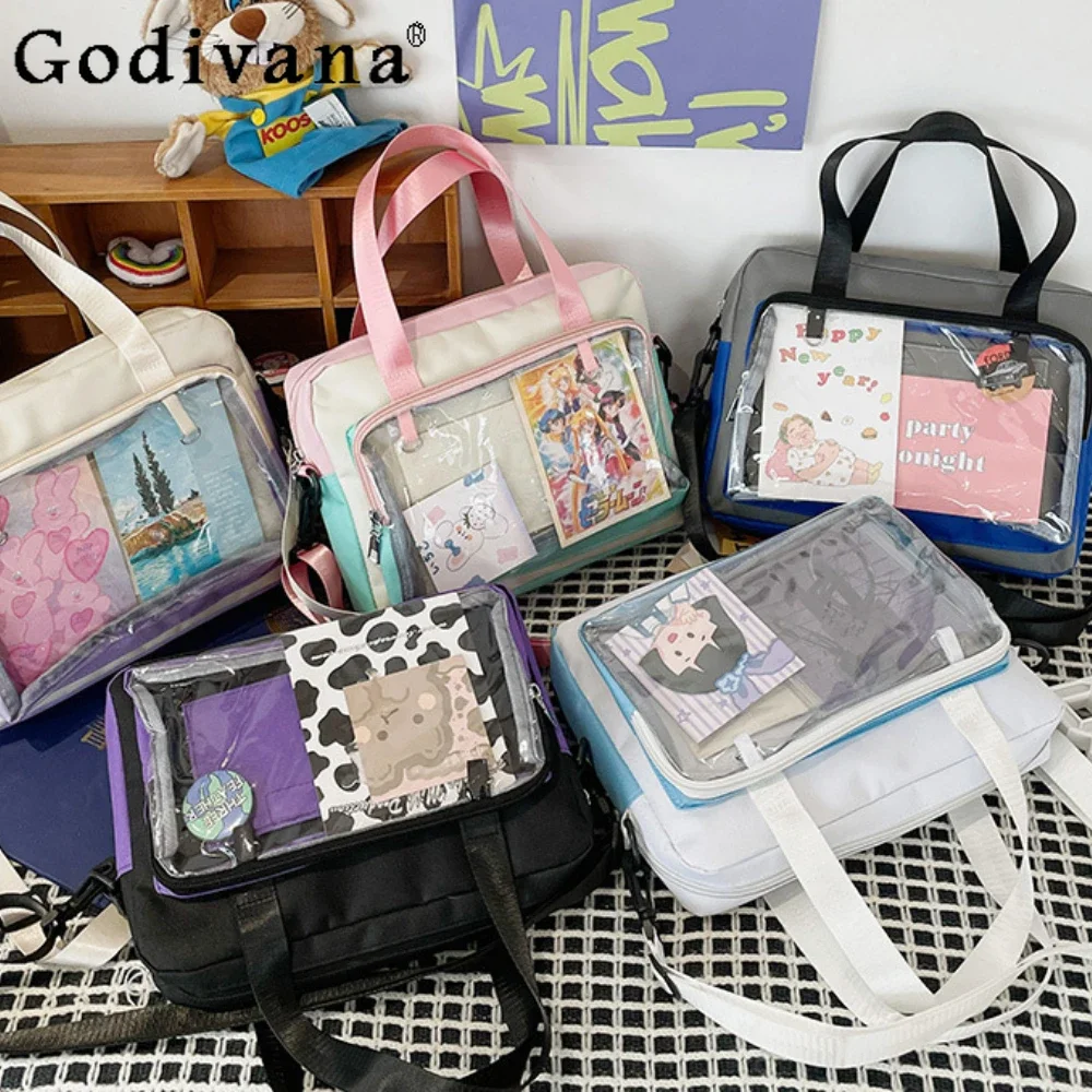 

Sweet Fashionable Itabag Japanese JK Uniform Shoulder Bag Students Animation DIY Tote Handbag Commuter Crossbody Bags