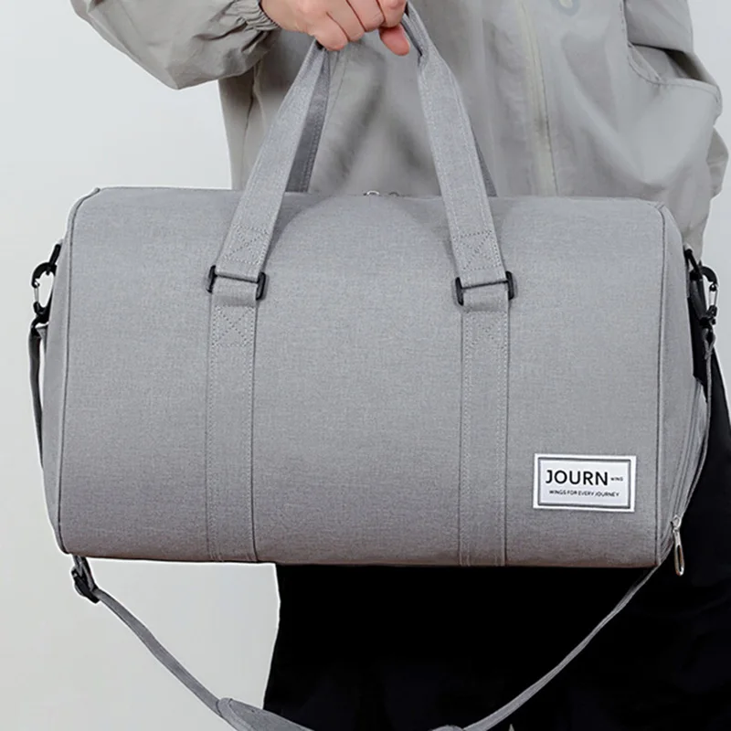 Stylish Lightweight Gym Bag Large-Capacity Shoulder Crossbody Tote for Camping Travel Storage
