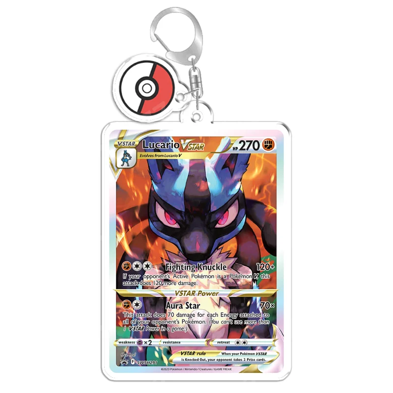 Keychain Bag Charms for Pokemon Solrock Salamence Celebi Zapdos Vespiquen Sceptile Lucario PTCG Anime Game Collection DIY Toy - view 2