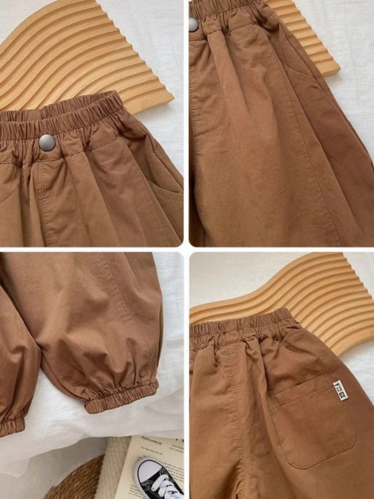 ex Baby Harlan Lantern Pants Spring 2025 New Sle Children's Faionable All-Match Harlan Trousers Korean Casual Sle