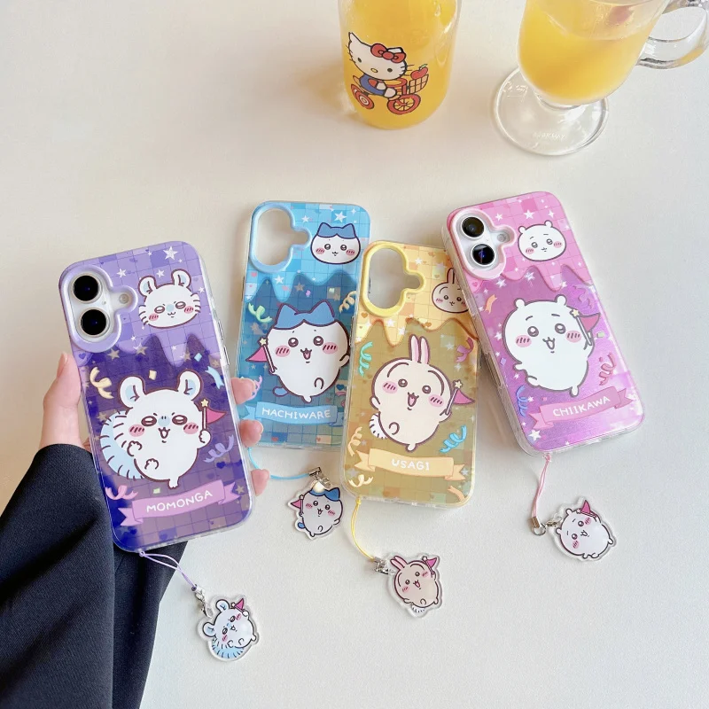 Anime Cartoon Chiikawa Gradient Phone Case for iPhone 17 Pro Max 16 Plus 15 14 13 Mini 12 11 X Air Kawaii Usagi Hachiware Cover - AliExpress 26 Anime Cartoon Chiikawa Gradient Phone Case for iPhone 17 Pro Max 16 Plus 15 14 13 Mini 12 11 X Air Kawaii Usagi Hachiware Cover - AliExpress 26