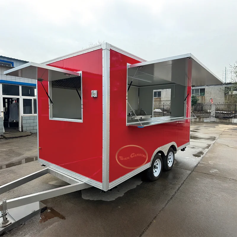 

Outdoor Food Trailer for Sale Convenient Flexible Durable Catering Kitchen Trailers Commercial Grade Mobile Kitchen