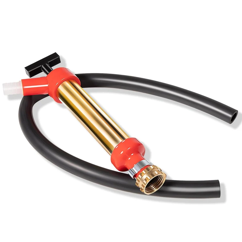 34060-0130 Marine Engine Oil Drain Hand Pump Boat Oil Change Pump Fits for OMC, Mercruiser, Brass,10.25\