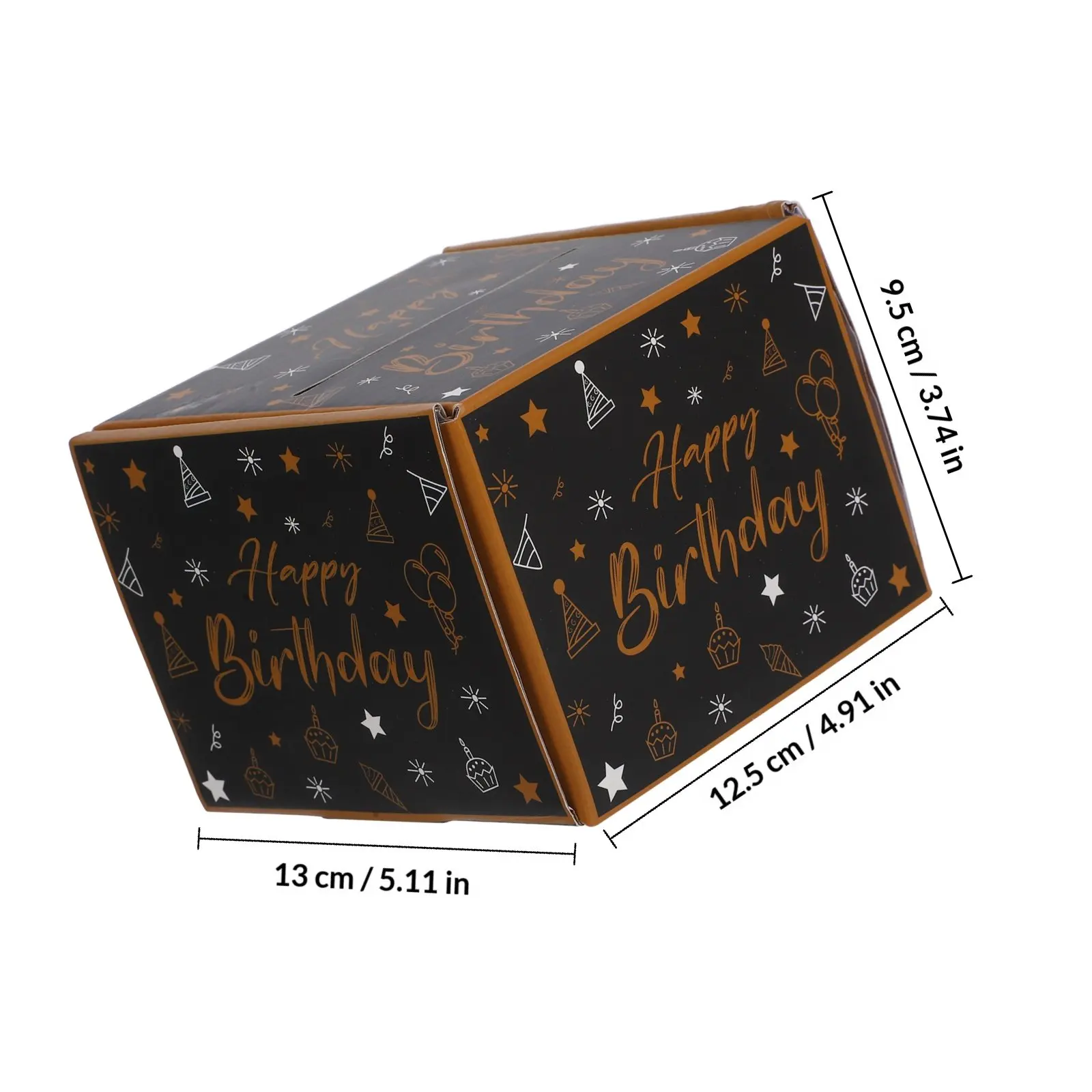 Money Pull Out Cake Box Cash Gift Dispenser for Birthday Party Cake Decoration Surprise Party Supplies