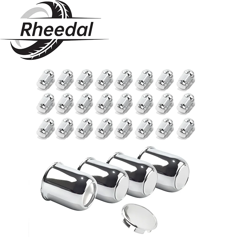 

Rheedal 12 / 24PCS 1 / 2 - 20 Гайка с выпуклым ухом + 2 / 4PCS толкающая центральная крышка 3.19 - дюймовая толкающая центральная крышка колеса толкающая углеродистая сталь