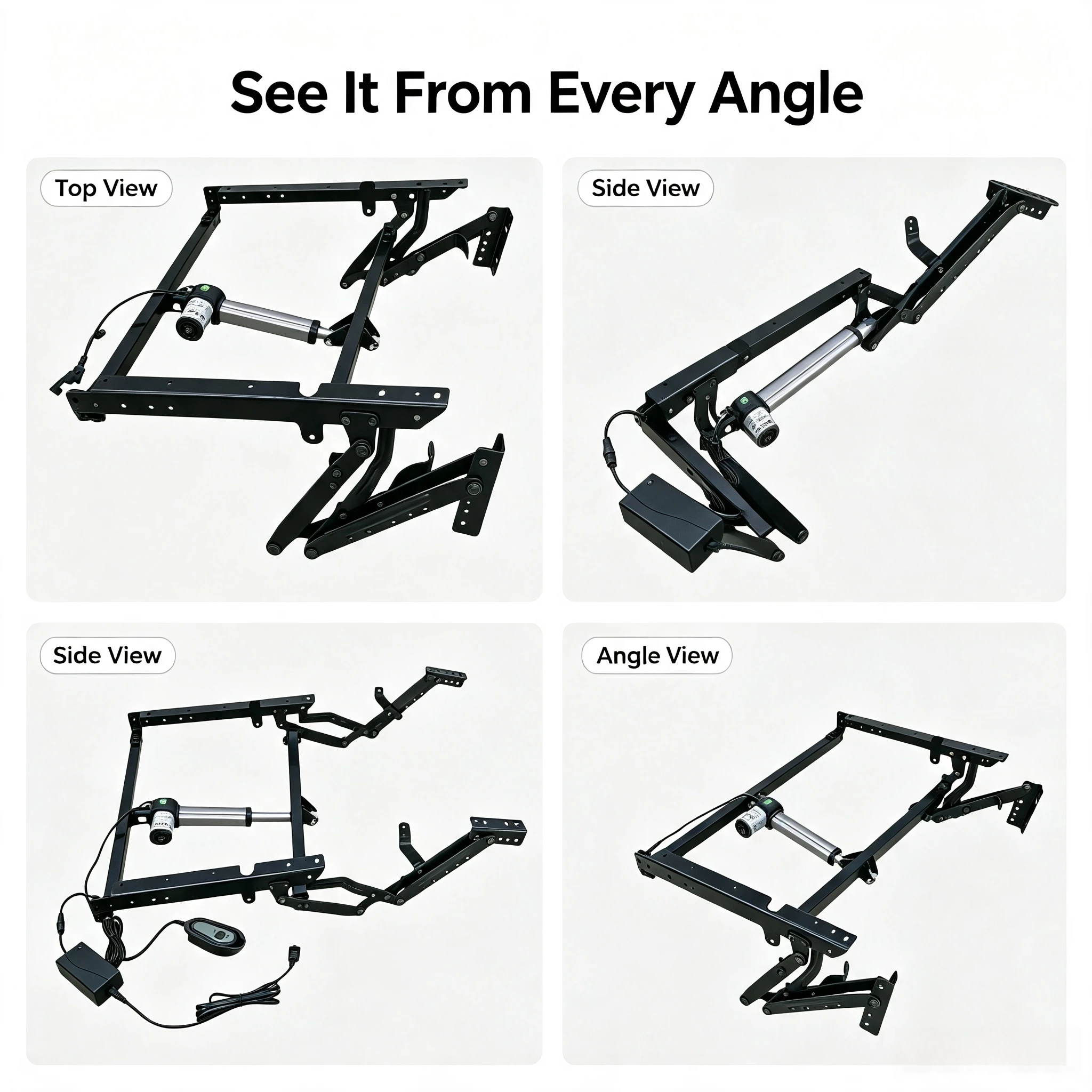 Electric pedal function sofa frame recliner extendable foot pedal cinema sofa chair hardware frame