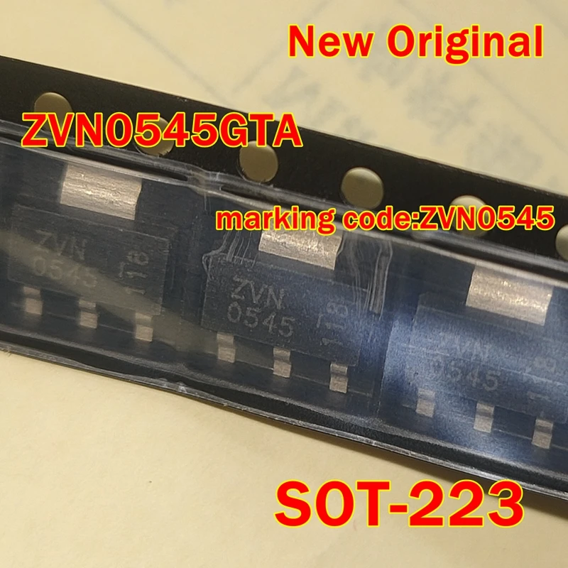 

1pcs to 100pcs ZVN0545GTA SOT-223 New Original marking code:ZVN0545 N-CHANNEL ENHANCEMENT MODE VERTICAL DMOS FET