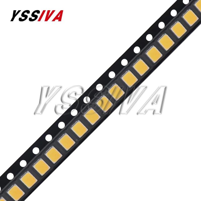 100pcs 2835 1W 0.5W 0.2W LED SMD 2800-3200K Warm White 3V 6V 9V 18V 150MA 100MA 60MA High Brightness