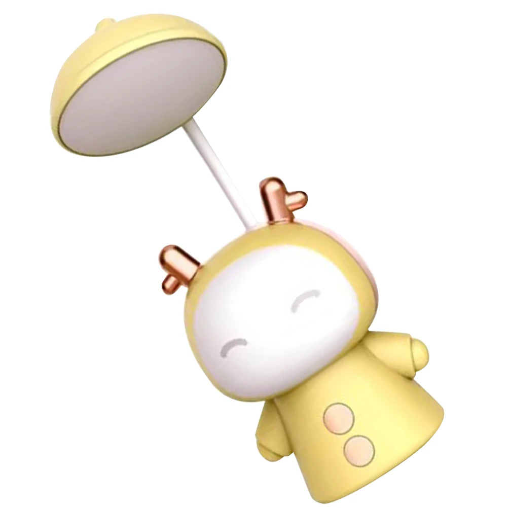 

USB LED Protection Desk Lamp Pink Kids Bedroom For Bedroom Light Cartoon Design Study Reading Book Light